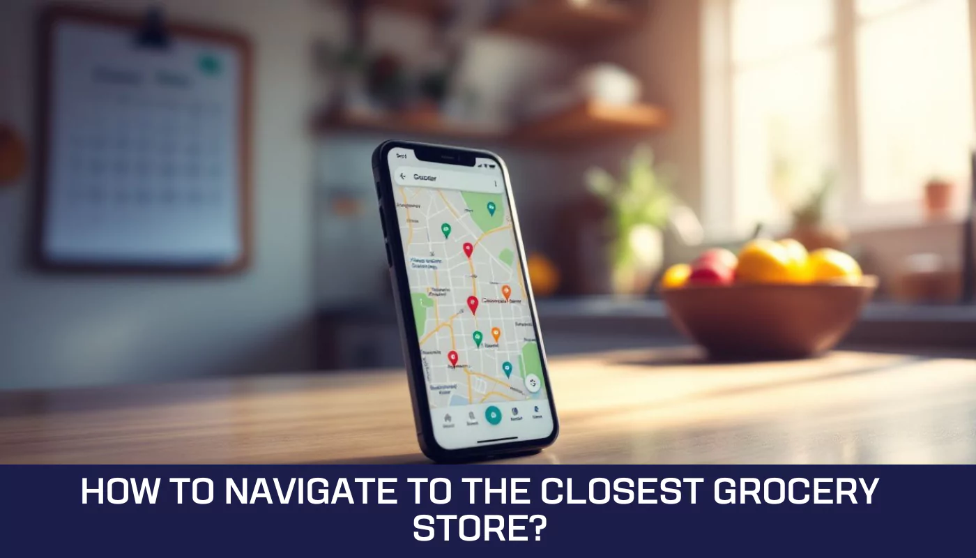 How To Navigate To The Closest Grocery Store