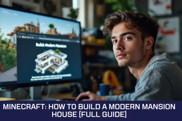 Minecraft: How To Build A Modern Mansion House