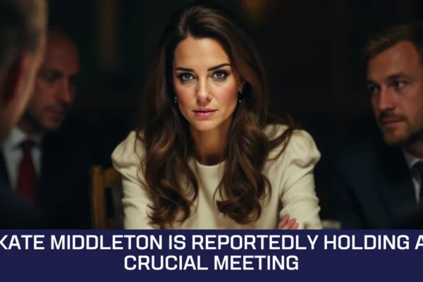 Kate Middleton is Reportedly Holding a Crucial Meeting